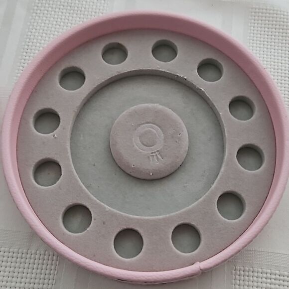 Pandora Authentic 20th Edition Charms & Bracelet Round Jewelry Box Pink - Picture 14 of 16